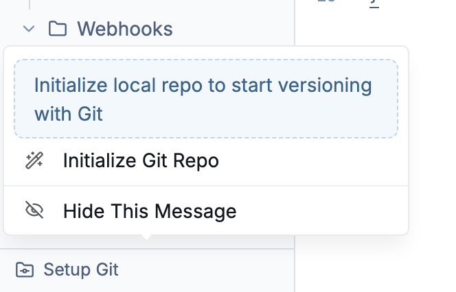Initialize Git