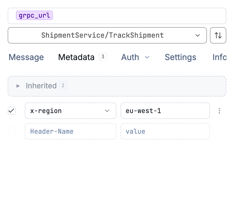 gRPC metadata